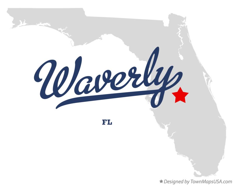 Map of Waverly, FL, Florida
