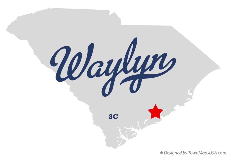Map of Waylyn, SC, South Carolina