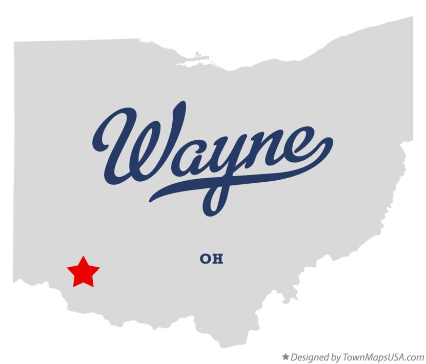 Map of Wayne, Clermont County, OH, Ohio