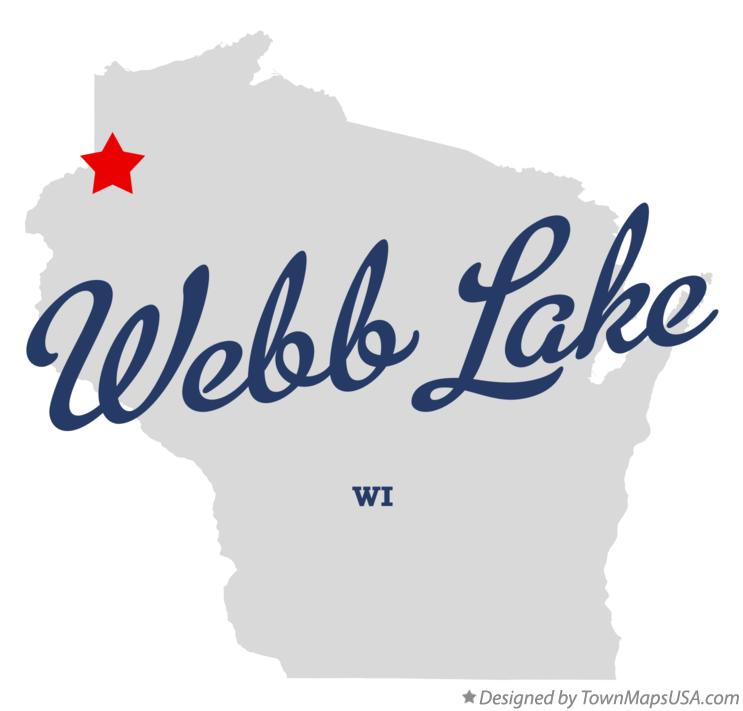 Map of b Lake, WI, Wisconsin