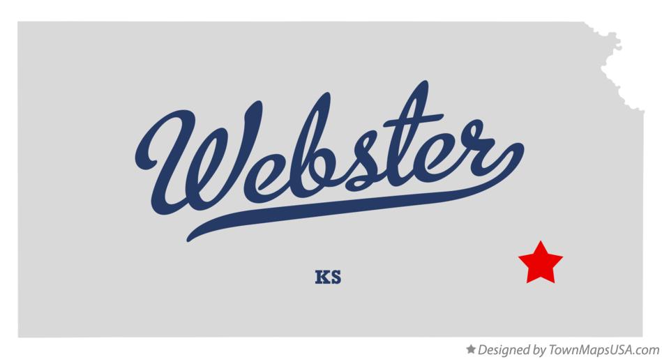 Map of ster, Wilson County, KS, Kansas