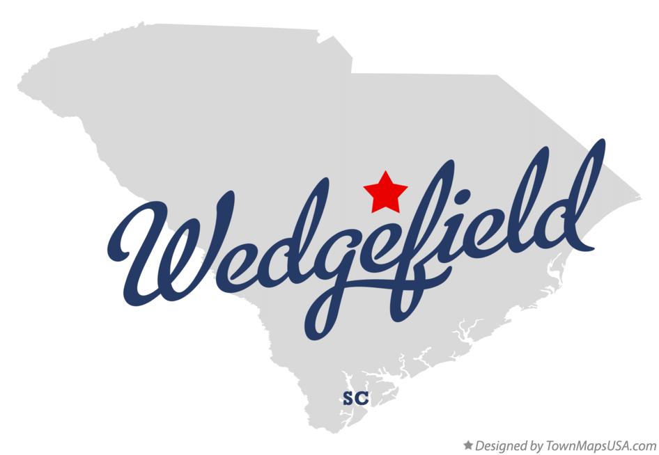 Map of Wedgefield, SC, South Carolina