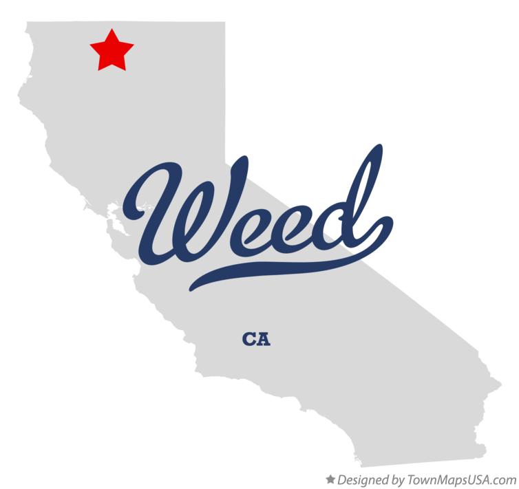 Map of Weed, CA, California