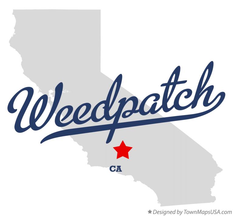 Map of Weedpatch, CA, California