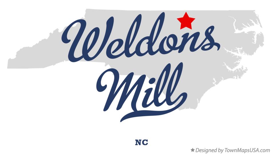 Map of Weldons Mill, NC, North Carolina