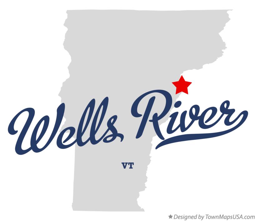Map of Wells River, VT, Vermont