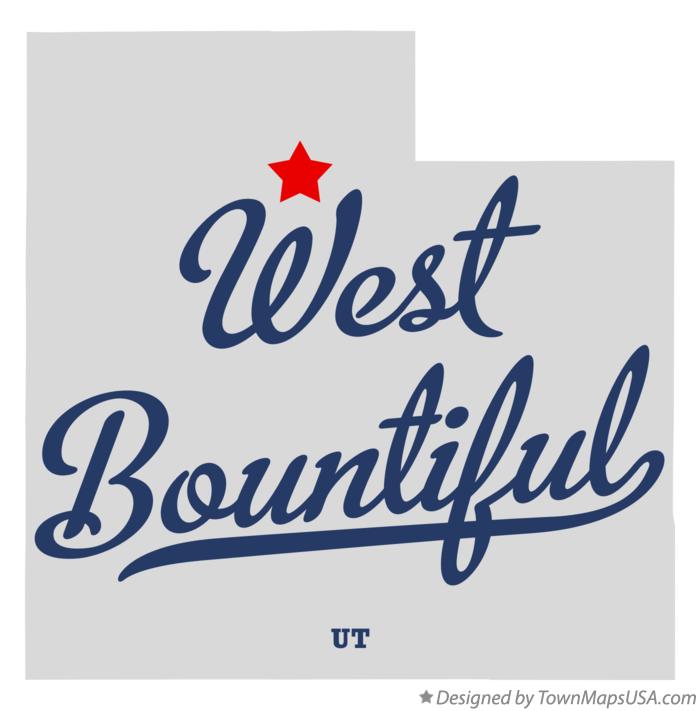 Map of West Bountiful, UT, Utah