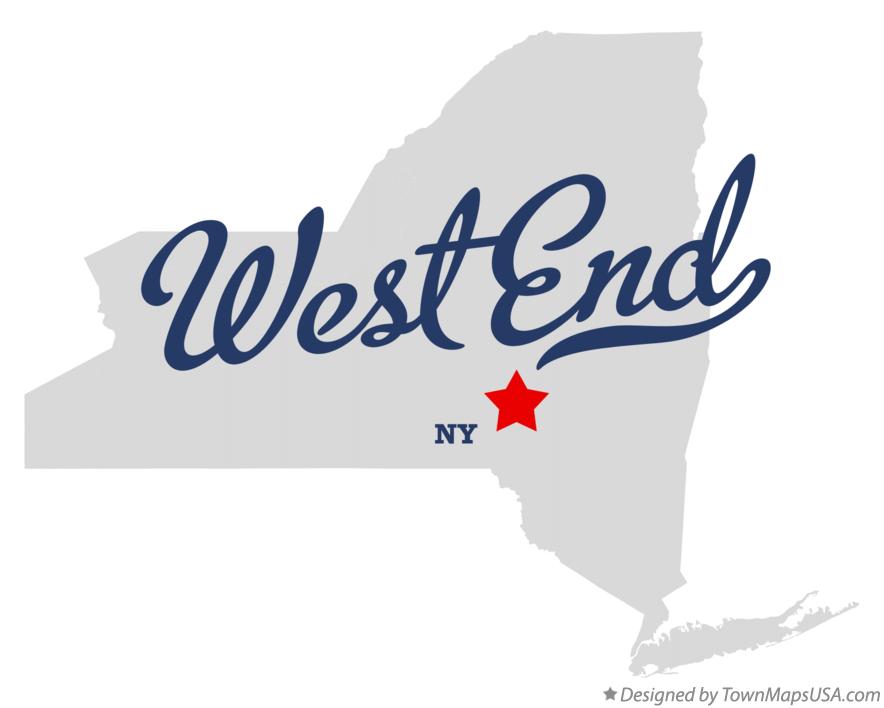 Map of West End, NY, New York