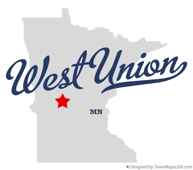 Map of West Union, MN, Minnesota