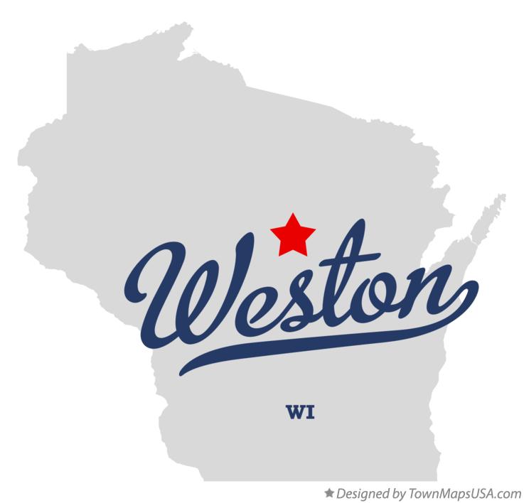 Map of Weston, Marathon County, WI, Wisconsin