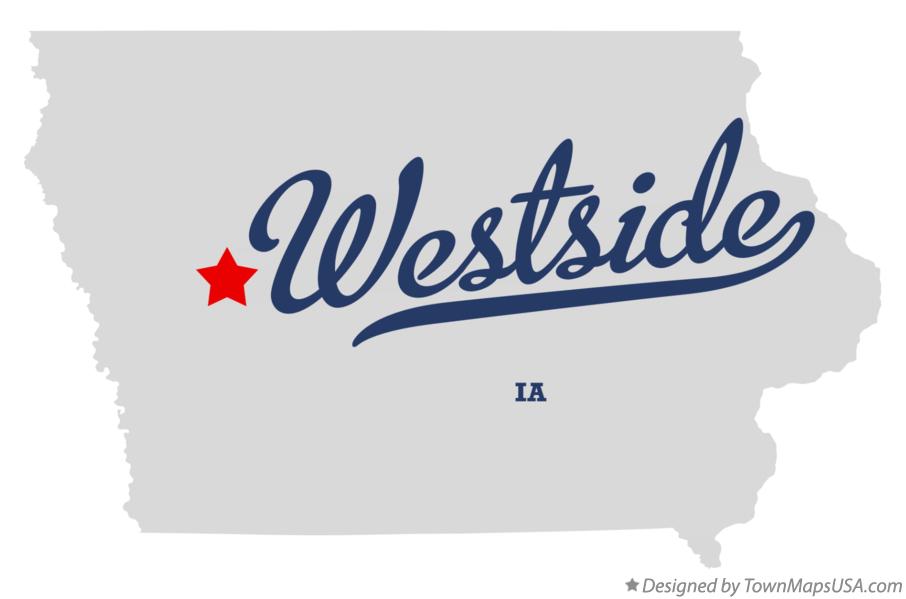 Map of Westside, IA, Iowa