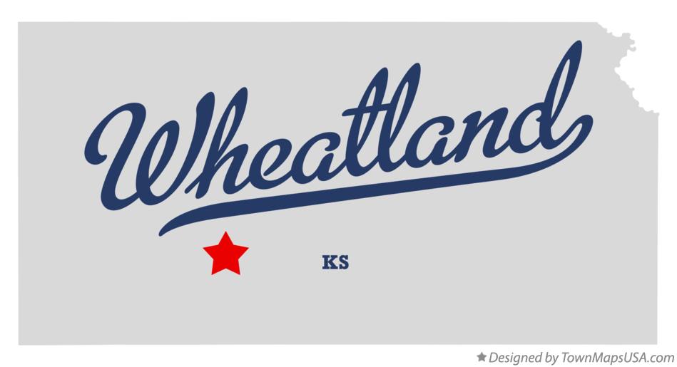 Map of Wheatland, Ford County, KS, Kansas