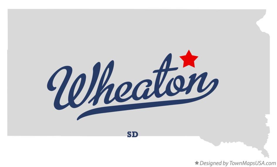 Map of Wheaton, SD, South Dakota