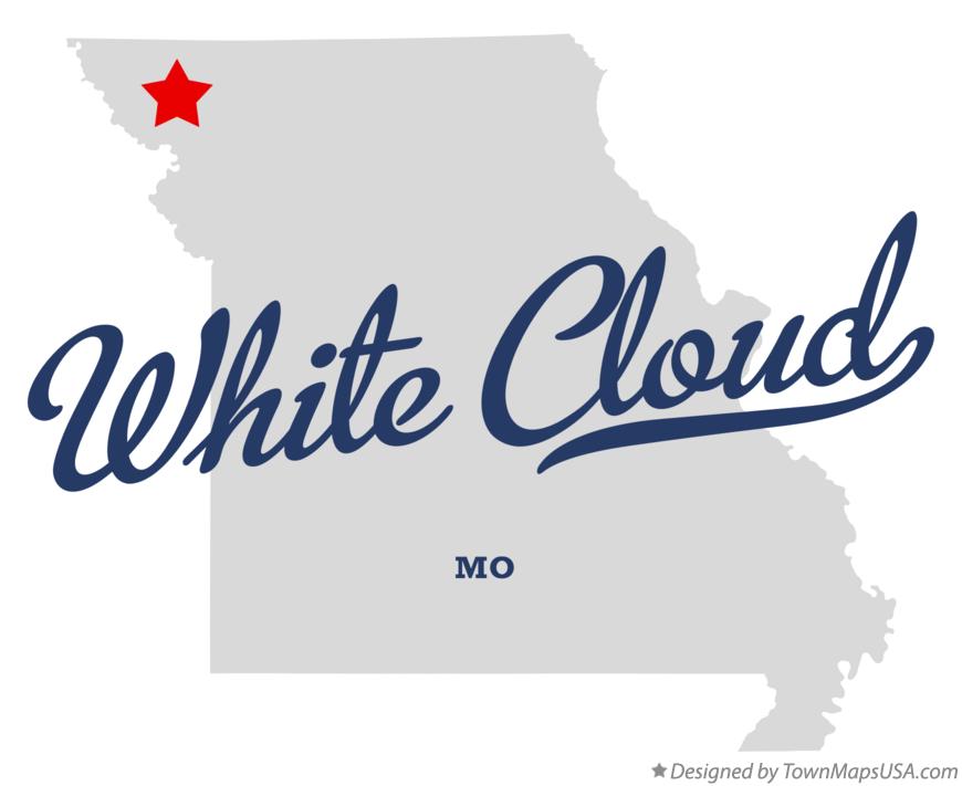 Map of White Cloud, MO, Missouri
