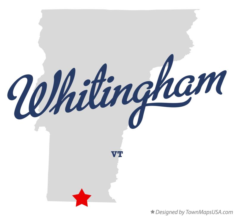 Map of Whitingham, VT, Vermont
