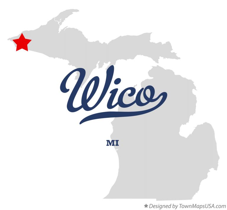 Map of Wico, MI, Michigan
