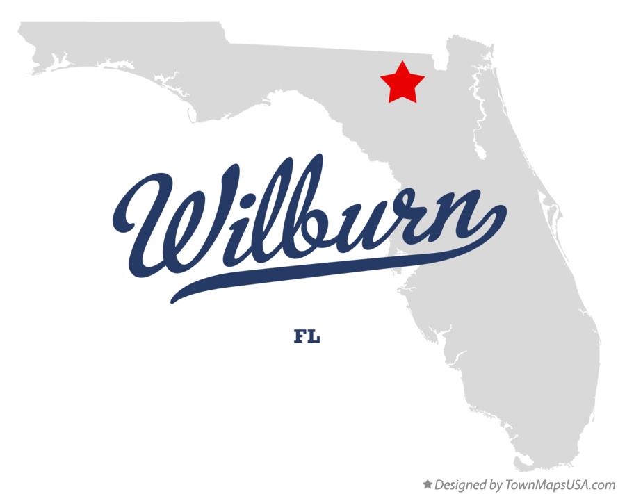 Map of Wilburn, FL, Florida