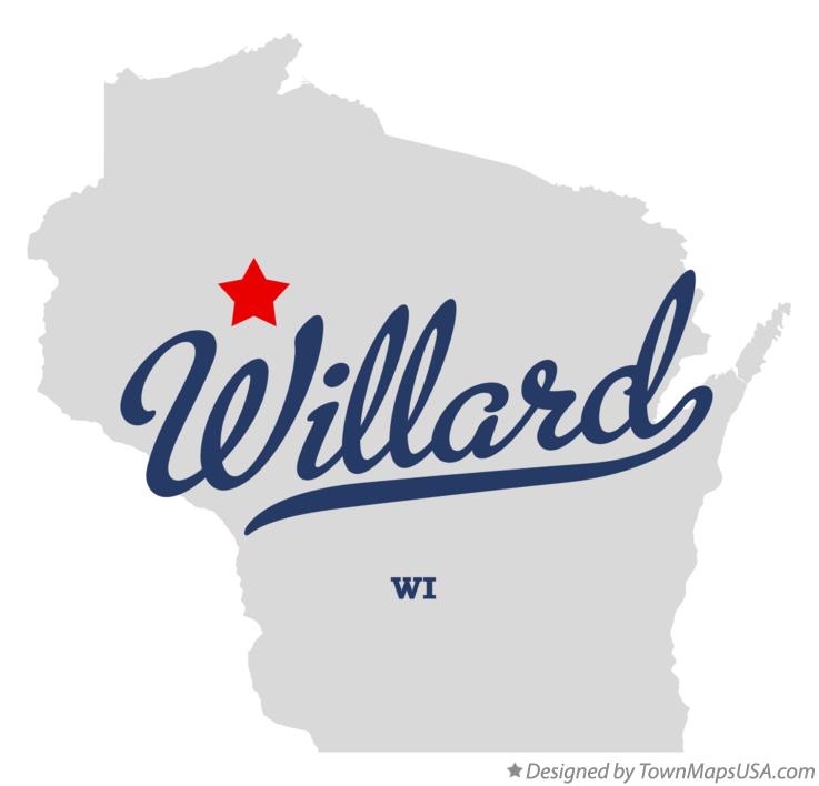 Map of Willard, Rusk County, WI, Wisconsin