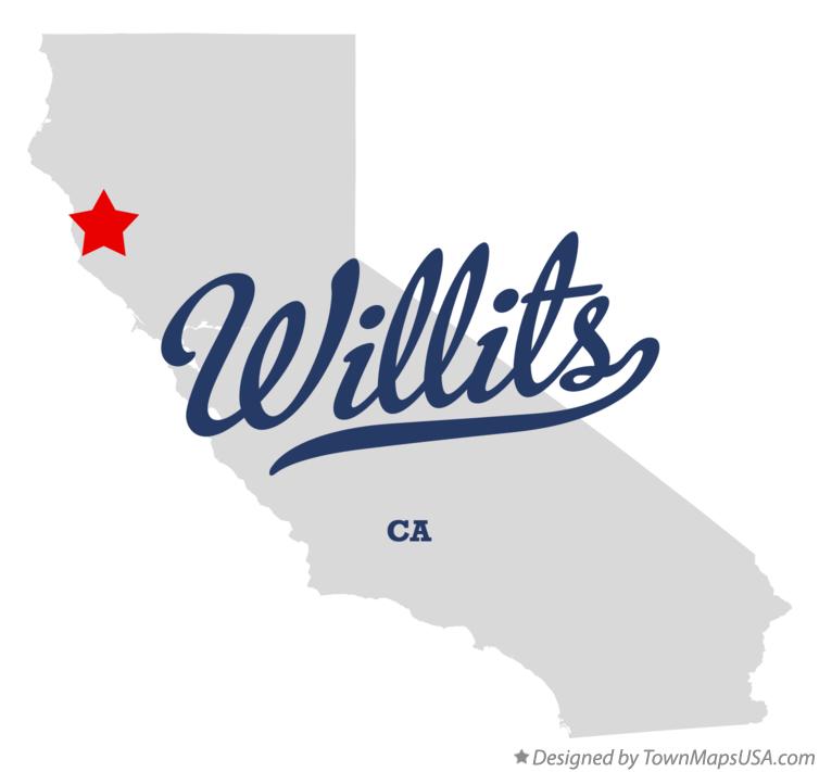 Map Of Willits Ca Tybi Christian