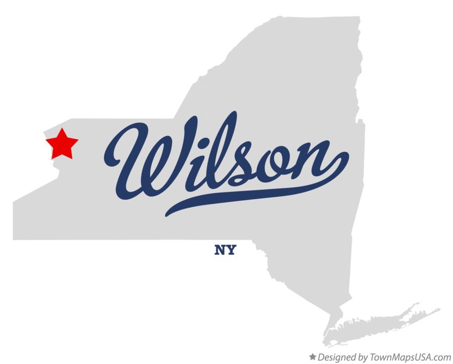Map of Wilson, NY, New York
