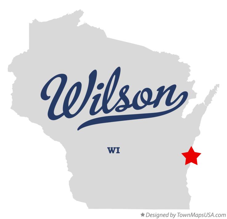 Map of Wilson, Sheboygan County, WI, Wisconsin