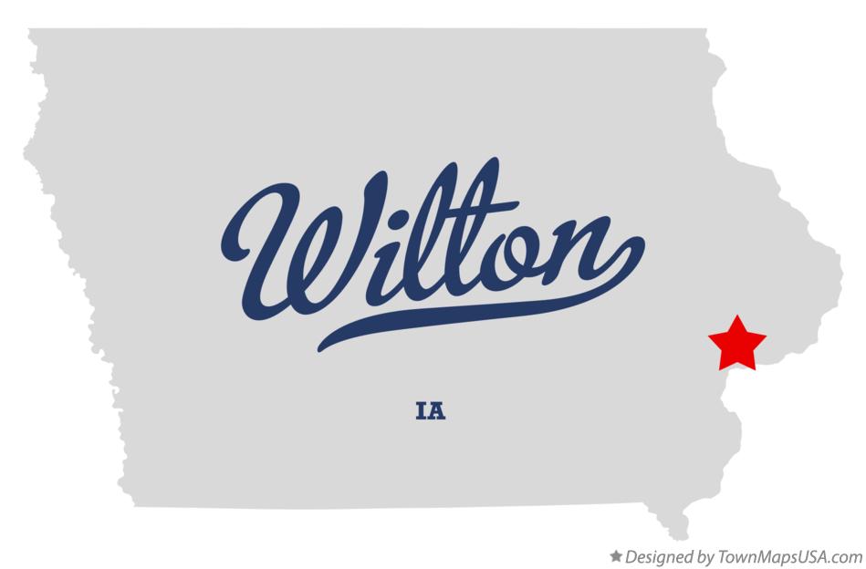 Map of Wilton, IA, Iowa