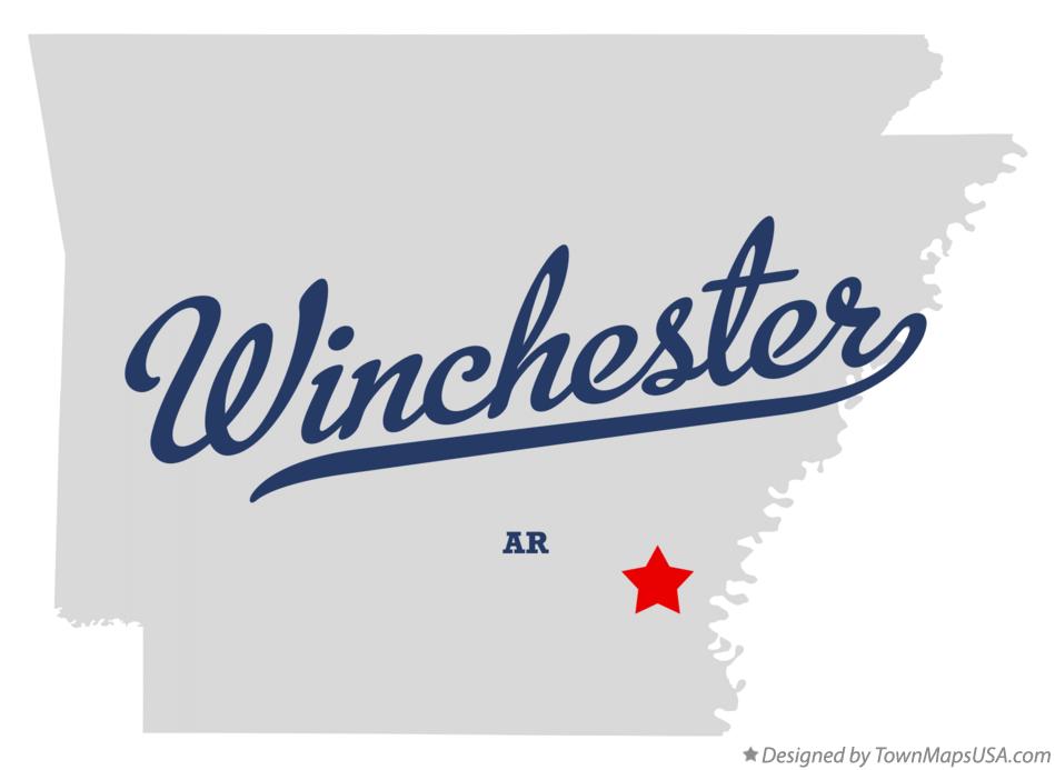 Map of Winchester, AR, Arkansas