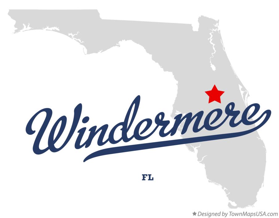 Where Is Windermere Florida On A Map South America Map