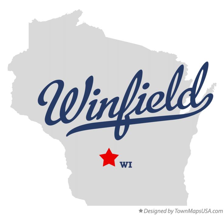 Map of Winfield, WI, Wisconsin
