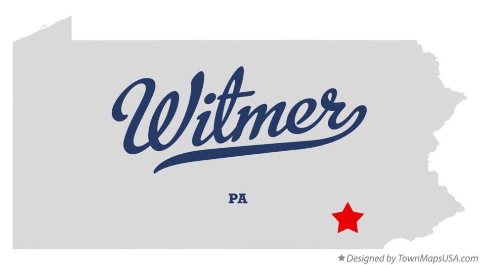 Map of Witmer, PA, Pennsylvania