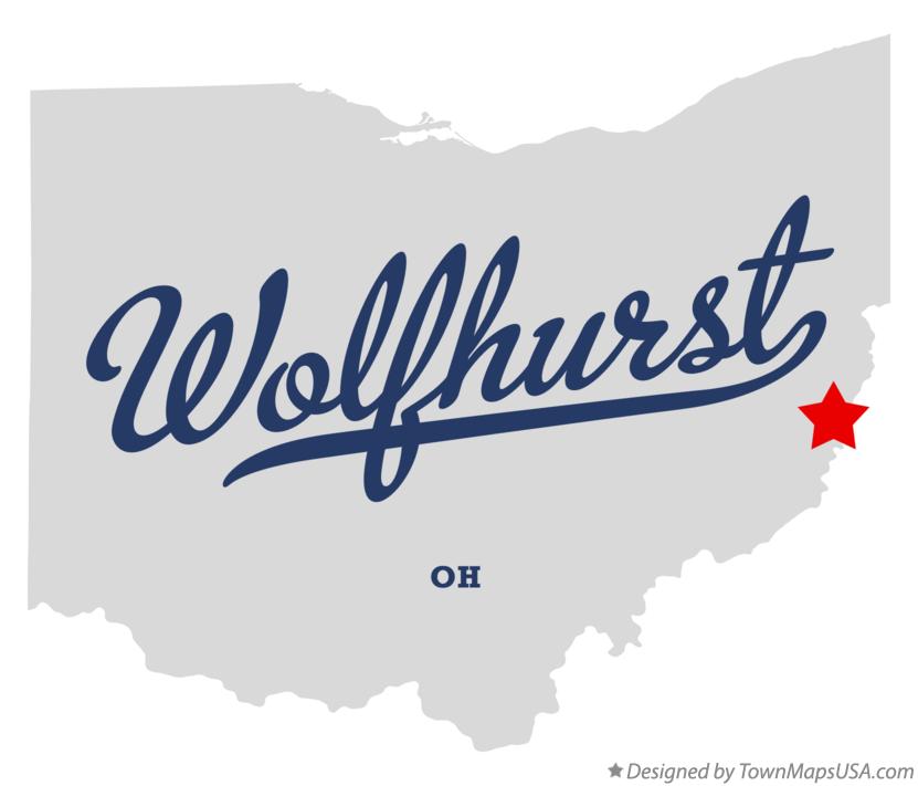 Map of Wolfhurst, OH, Ohio