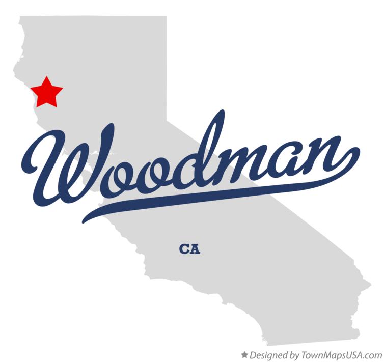 Map of Woodman, CA, California