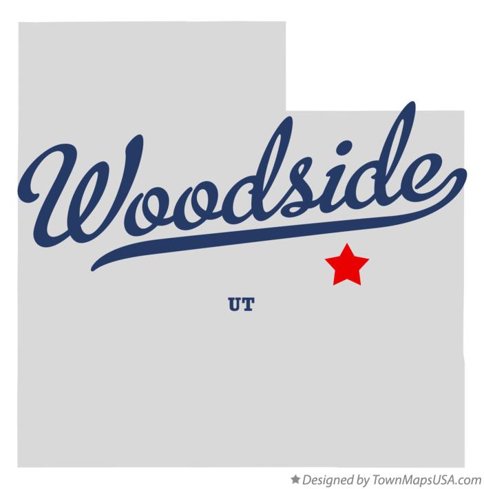 Map of Woodside, UT, Utah