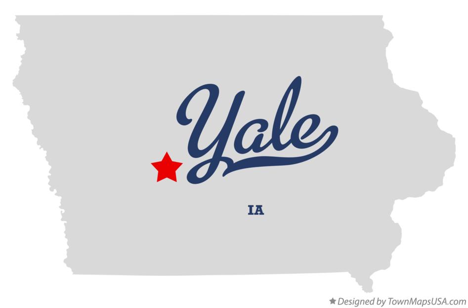 Map of Yale, IA, Iowa