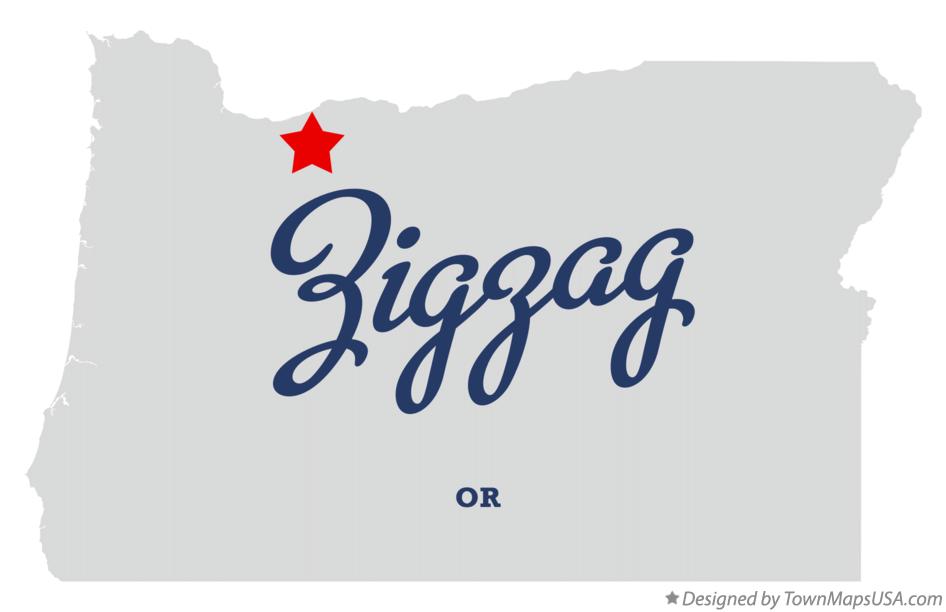 Map of Zigzag, OR, Oregon