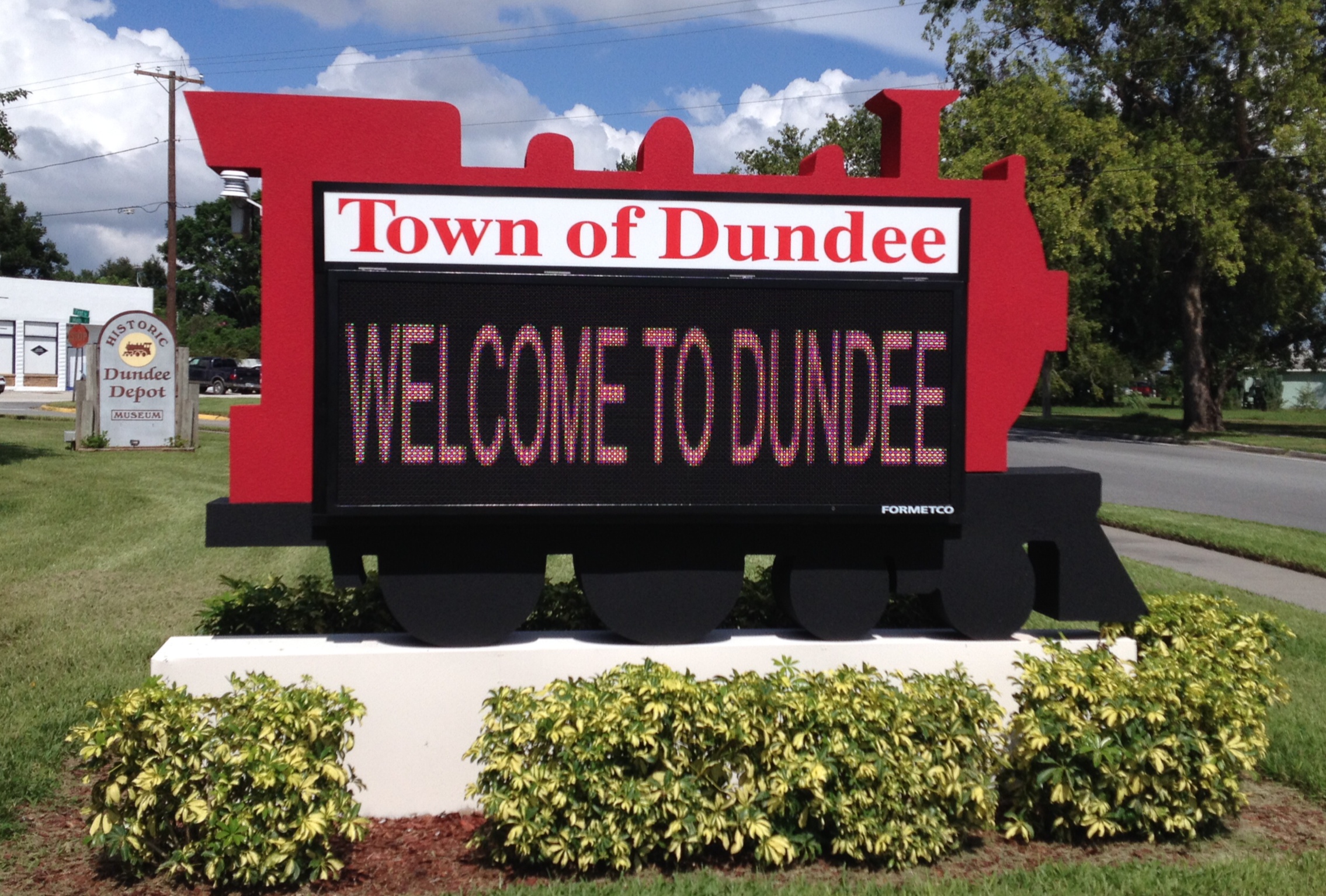 Historic Depot Message Board Town of Dundee, Florida
