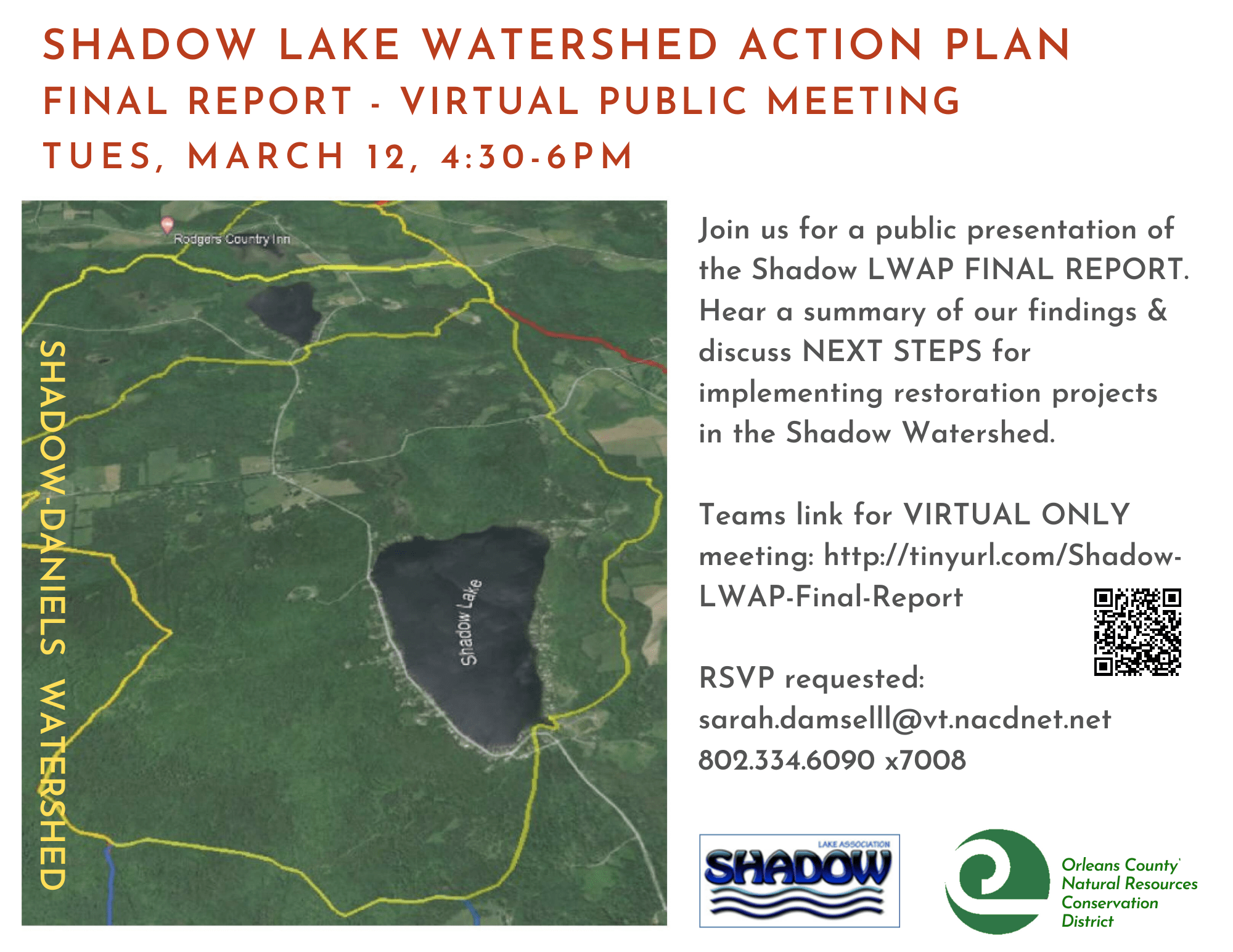 SHADOW LAKE WATERSHED ACTION PLAN Town of Glover, Vermont