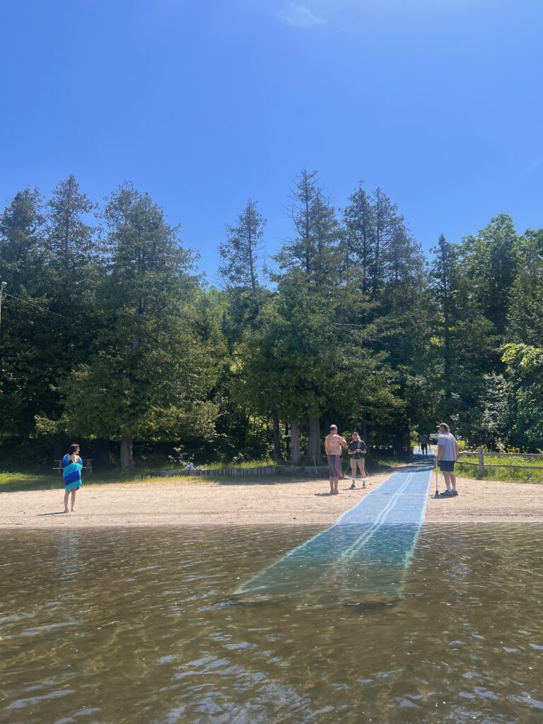 Wheelchair Access Installed at Shadow Lake Public Beach Town of