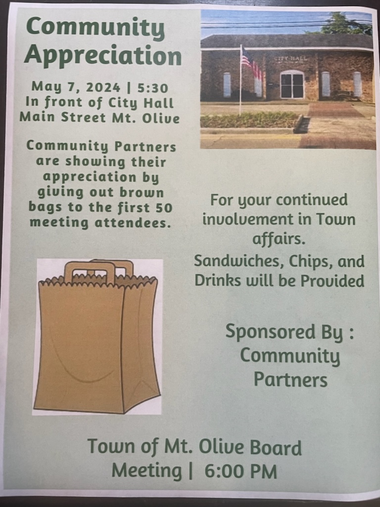 Community Events Documents Town of Mt. Olive Mississippi