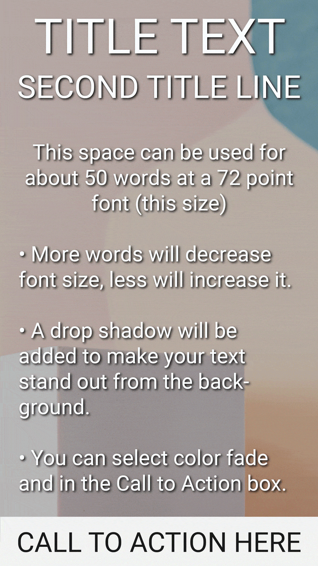 Town Screen Template Form. No slide? No problem!