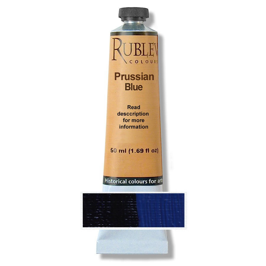 Rublev Oils Prussian Blue Townsend Atelier