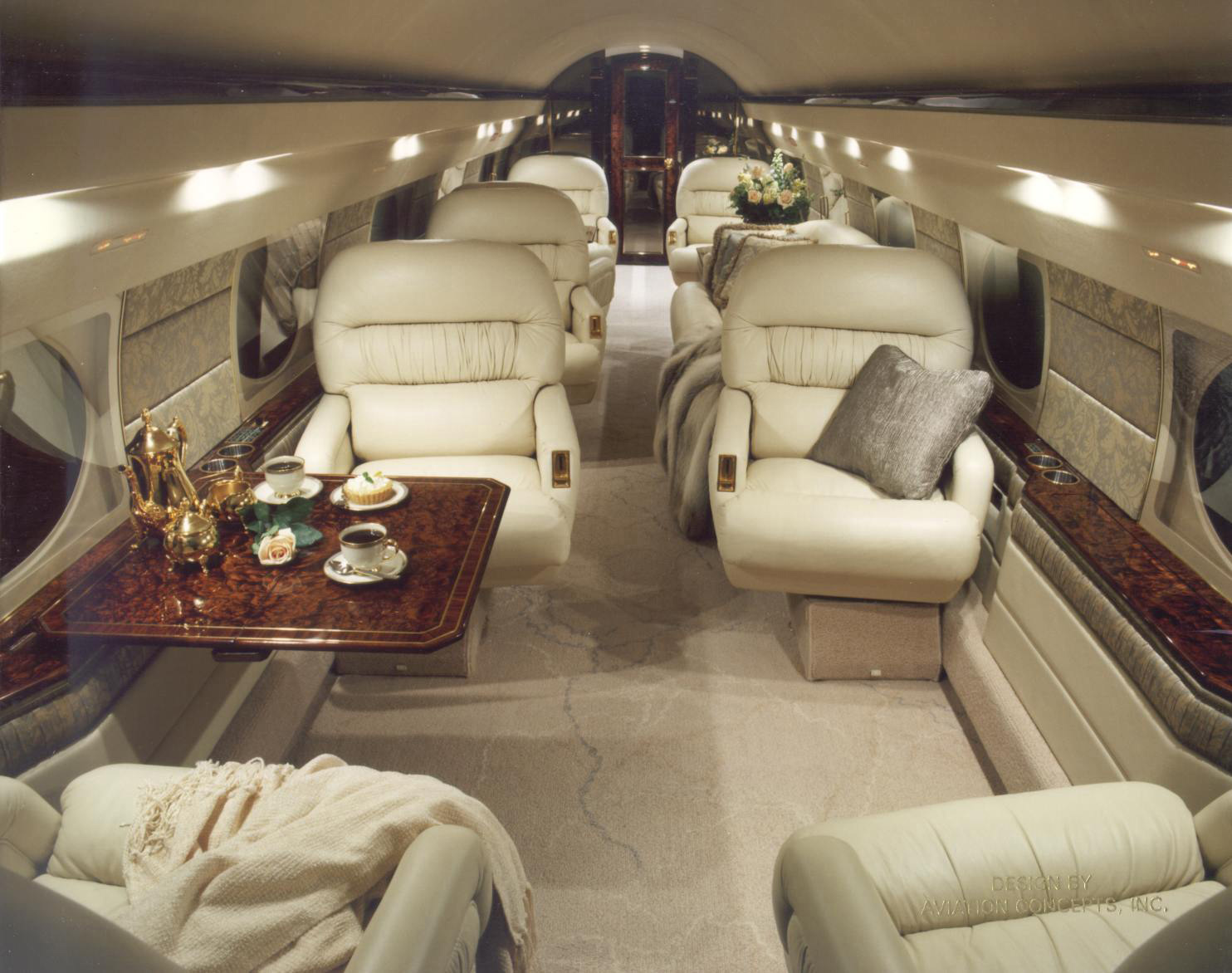 VIP Aircraft Interior Townsend Leather