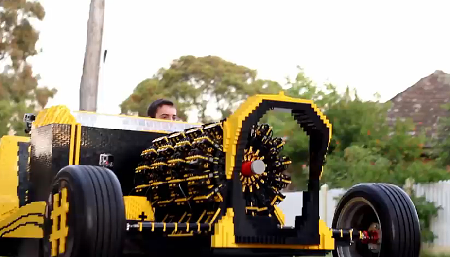 Check Out This Car Made Of Legos. It Runs!