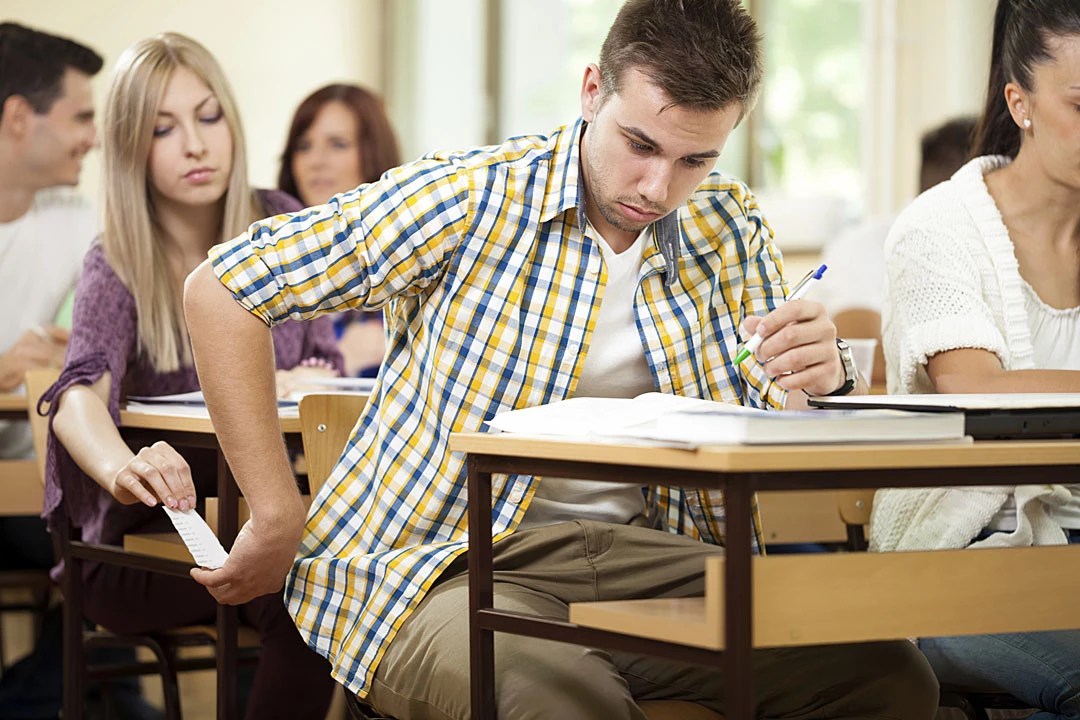 Watch the Most Hazardous Way to Cheat on a Test
