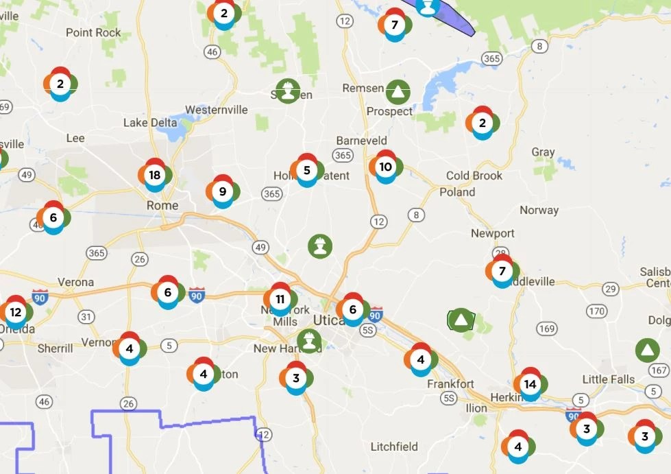 Thousands Without Power In Central New York