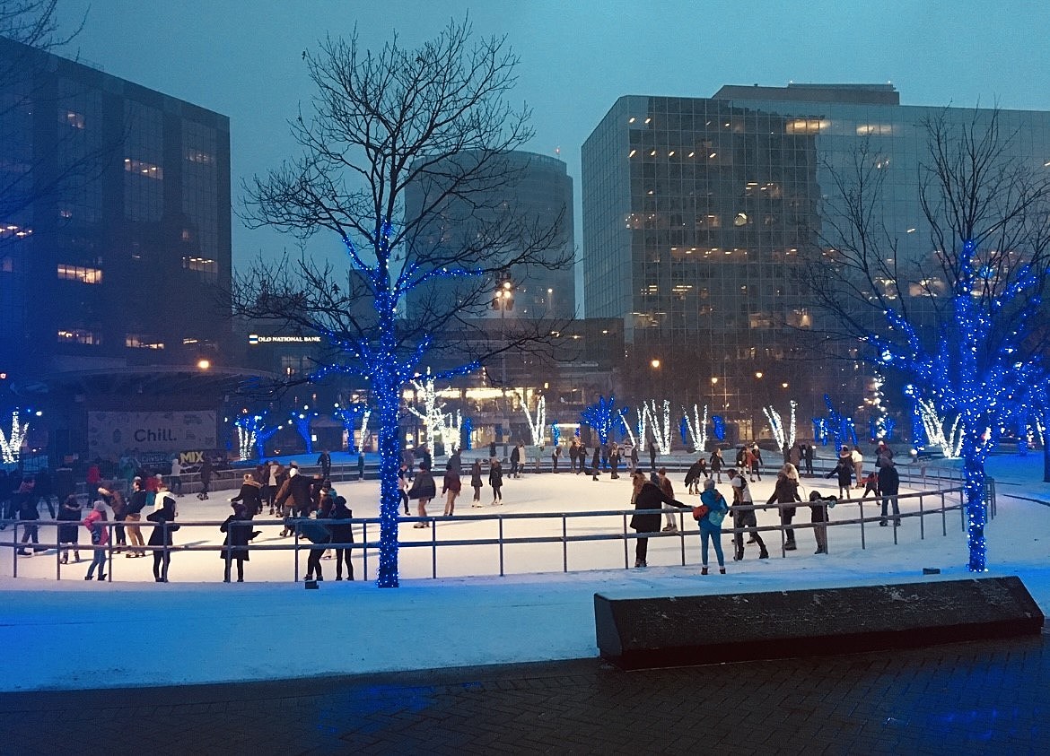 Ice Skating at Rosa Parks Circle Will Wrap up Sunday