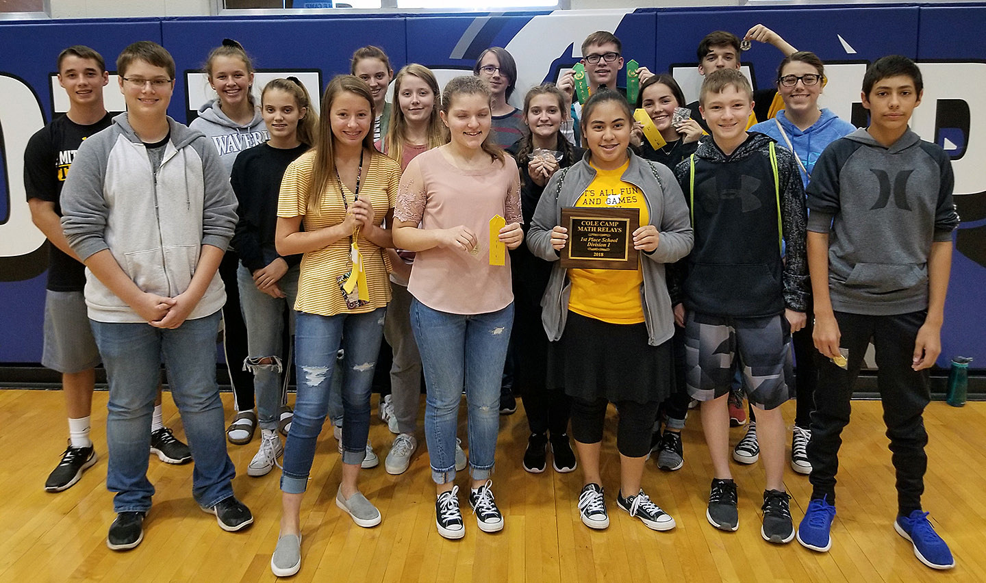 SmithCotton Math Team Takes First at Cole Camp