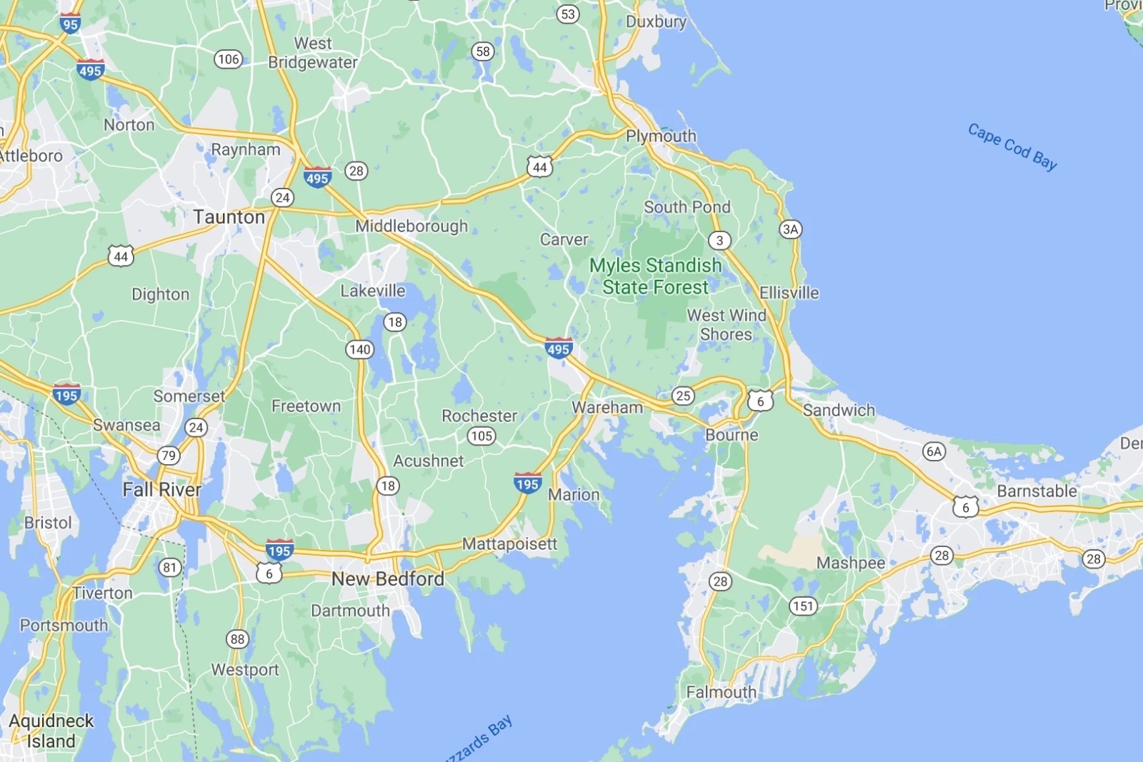 Map Of South Coast Massachusetts DineandDashers Should Have Respected the Queso [OPINION]