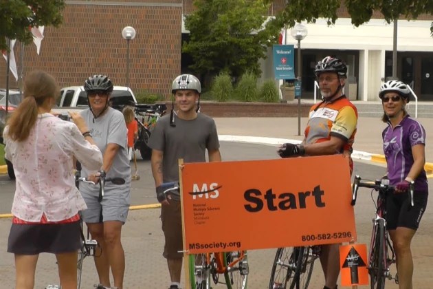 Despite Heat, Hundreds Of Cyclists Take Off For Bike MS TRAM Ride