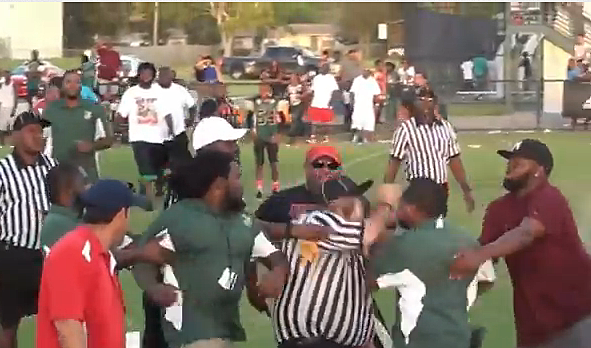 Youth Coach SuckerPunches Ref After Disputed Call [VIDEO]